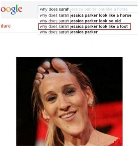 Why does Sarah Jessica Parker look like...