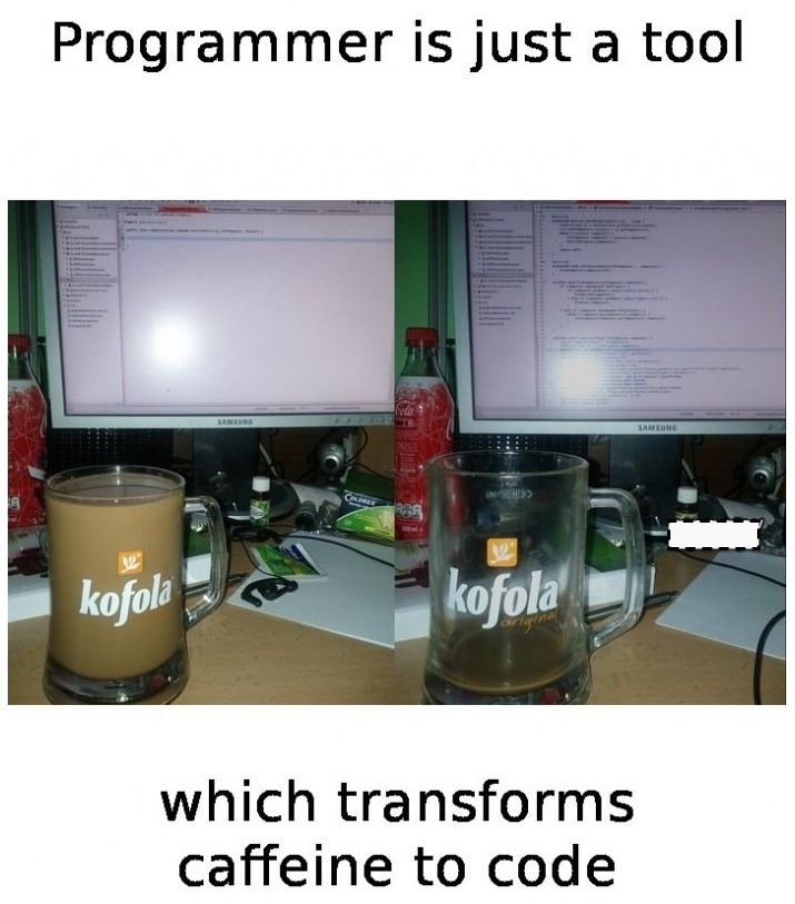 A programmer is just a tool...