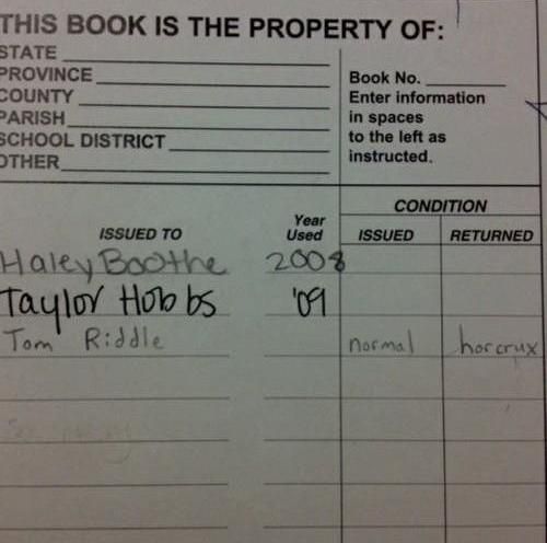 This book is property of: