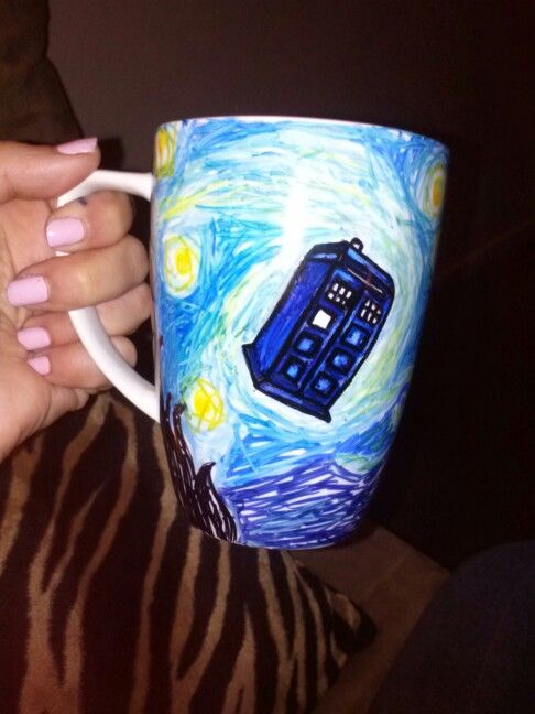 Doctor Who Van Gogh Mug
