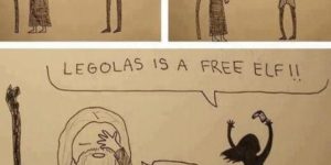 Legolas is a free Elf!