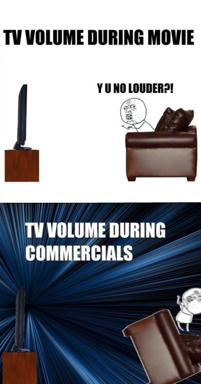 TV volume...