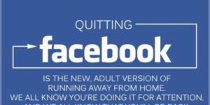 Quitting Facebook.