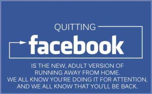Quitting Facebook.