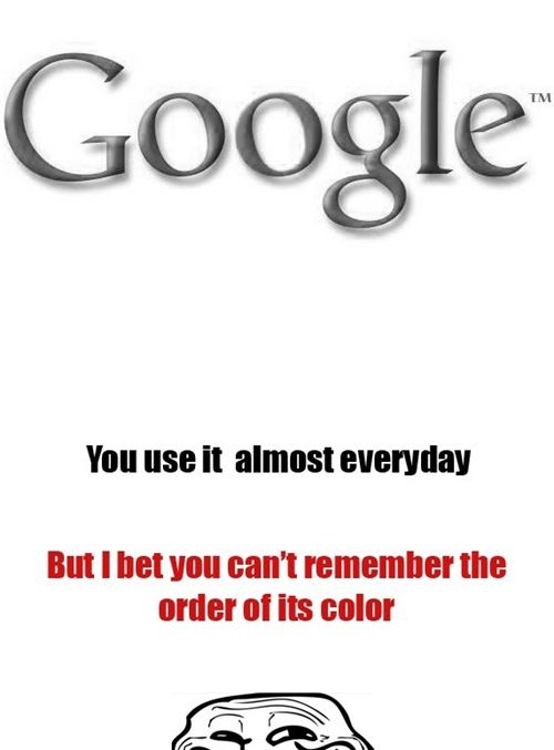 Bet you can't remember the order of its colors.