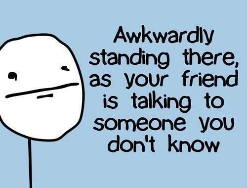 That awkward moment...