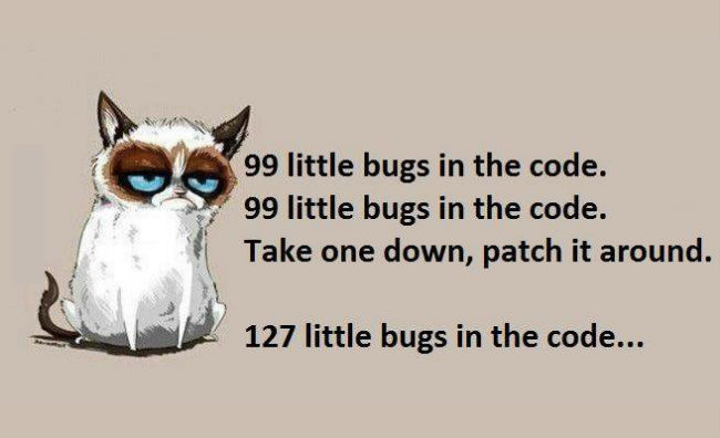 99 bugs in the code