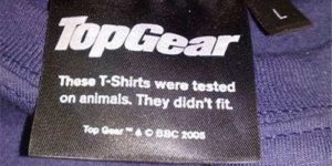 Tested on animals!