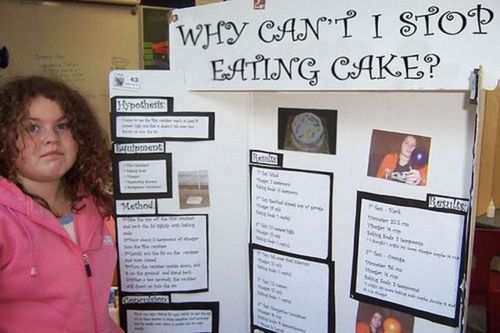 I bet she got an A+.