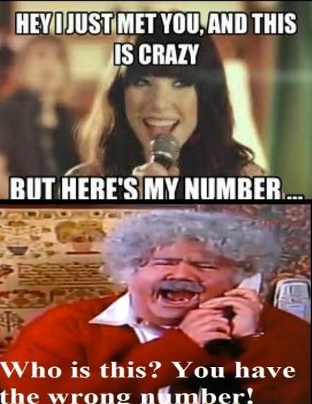 You have the wrong number!