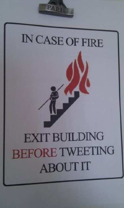 In case of fire...