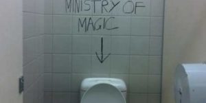 This way to the Ministry of Magic.