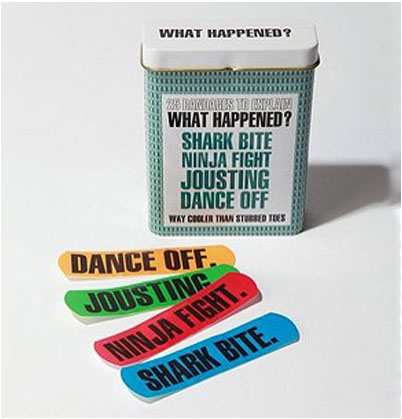 Awesome bandaids.