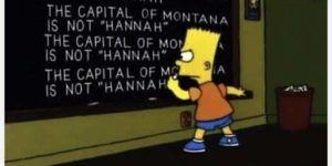 Oh Bart…