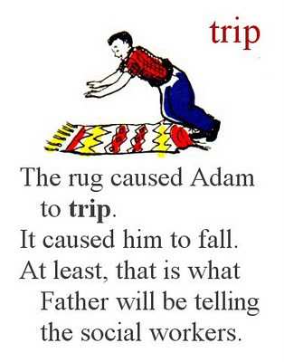 Clumsy Adam...