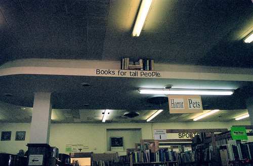 Books for tall people.