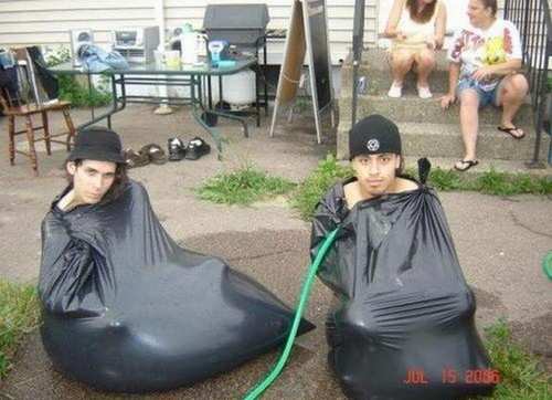 Ghetto swimming pool.