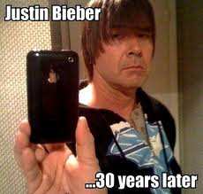 Justin Bieber, 30 years later.