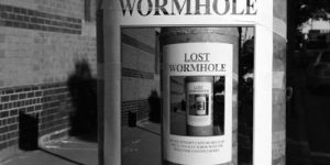 Lost wormhole…