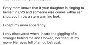 You broke the rules, mom…
