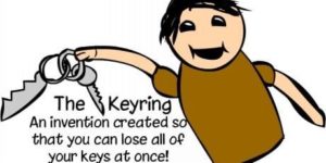 Scumbag keyring.