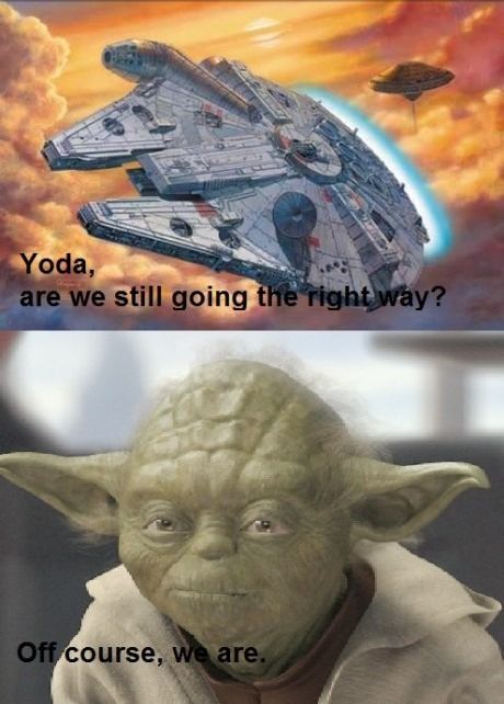 Freaking Yoda.