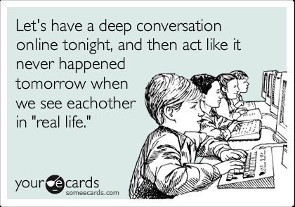 Let's have a deep conversation...