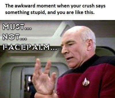 That awkward moment when...
