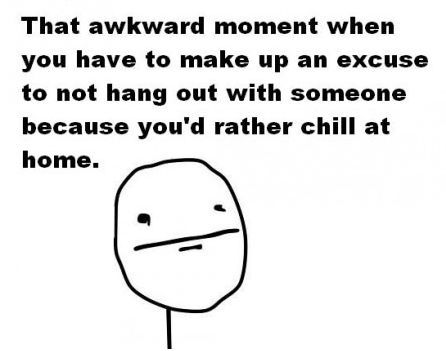 That awkward moment when...