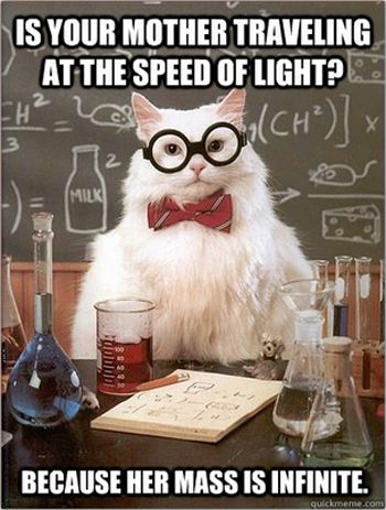Chemistry Cat strikes again!
