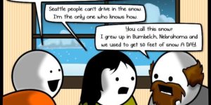 When it snows…