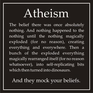 Atheism defined.