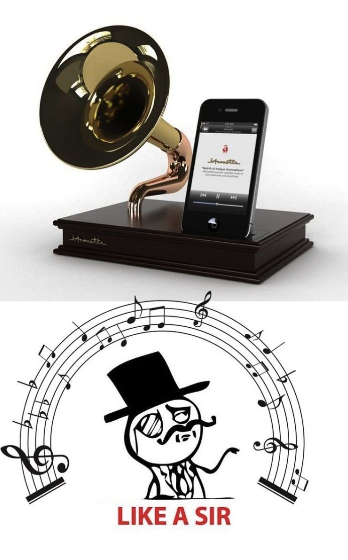 Music, like a Sir.