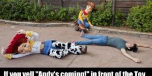 Andy’s coming!