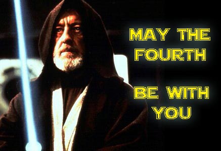 May the 4th be with you.