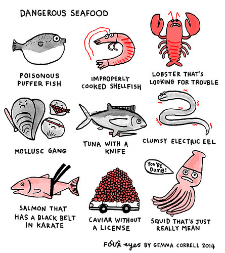 Dangerous seafood.