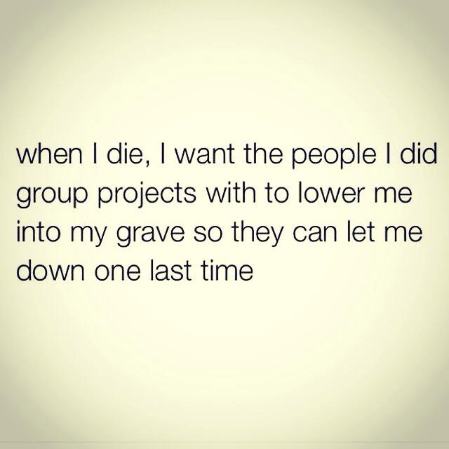 When I die...
