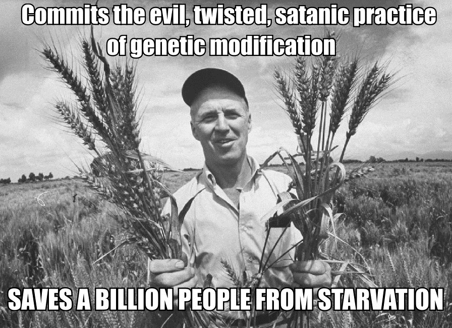 Norman Borlaug - spawn of the devil.