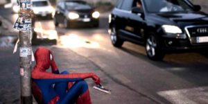 Sad Spiderman is sad.