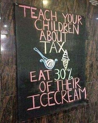 Teach your children about taxes.