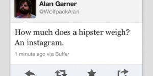 How much does a hipster weigh?