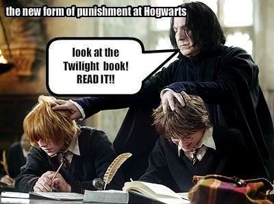 The new form of punishment at Hogwarts.