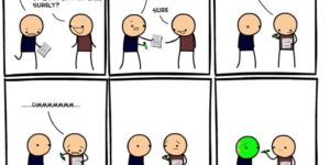 Highlight anything you think seems stupid.