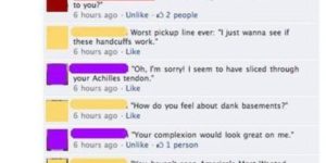 Worst pickup lines ever.