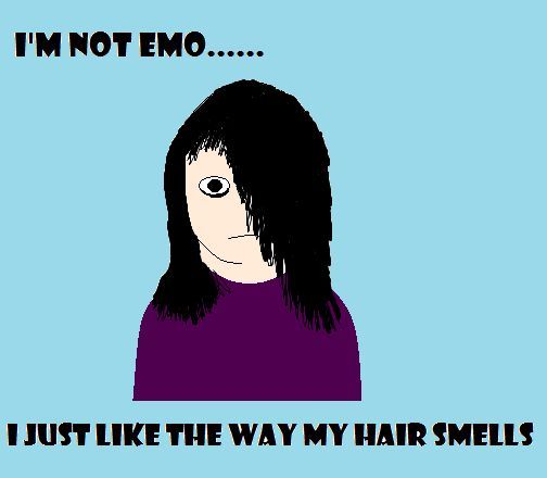 I'm not emo...