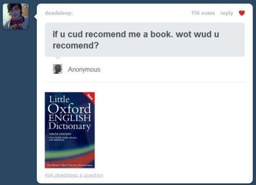 If u cud recomend me a book...