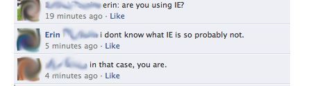 Are you using IE?