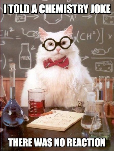 I told a chemistry joke today...
