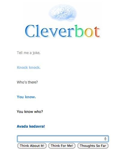 Well played Cleverbot, well played.