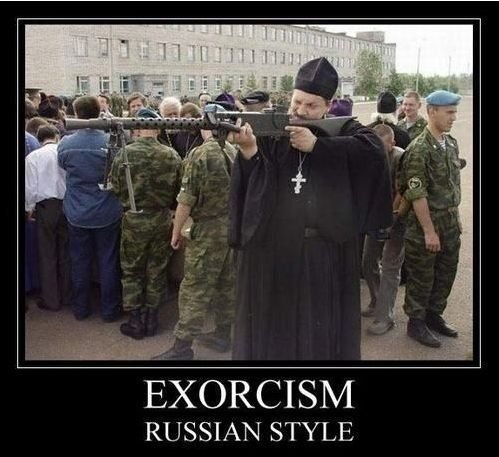 Exorcism Russian style.